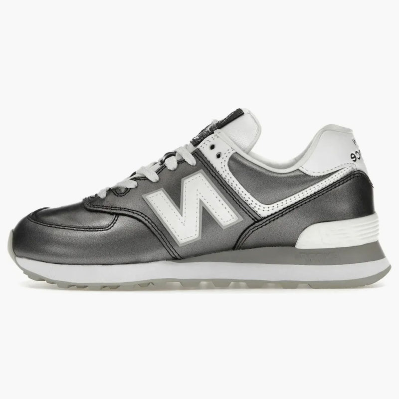 New Balance 574v2 Black Metallic White (Dámské)