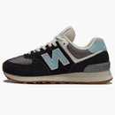 New Balance 574V2 Haze del océano negro (femenino)
