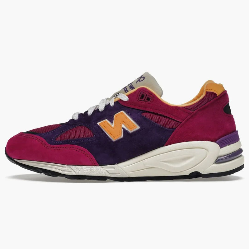 New Balance 990V2 Miusa Teddy Santis Purple Yellow