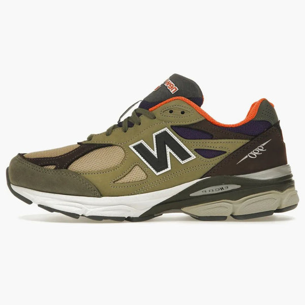 New Balance 990v3 Miusa Teddy Santis Khaki Orange