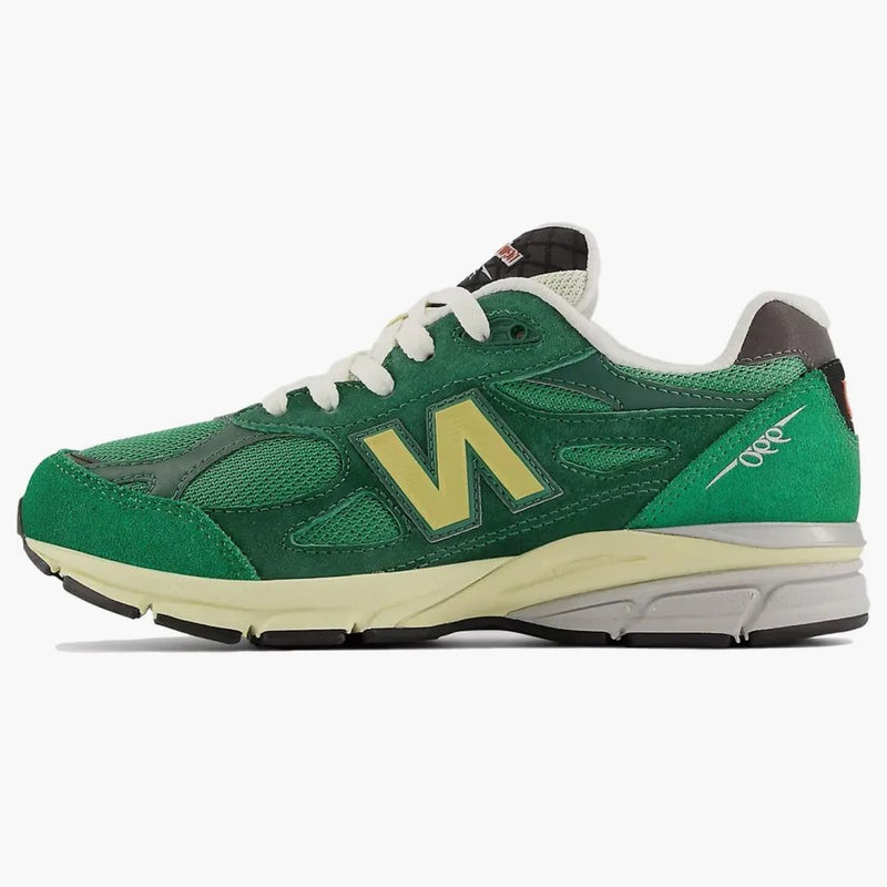 New Balance 990v3 Varsity Green Gold (gs)
