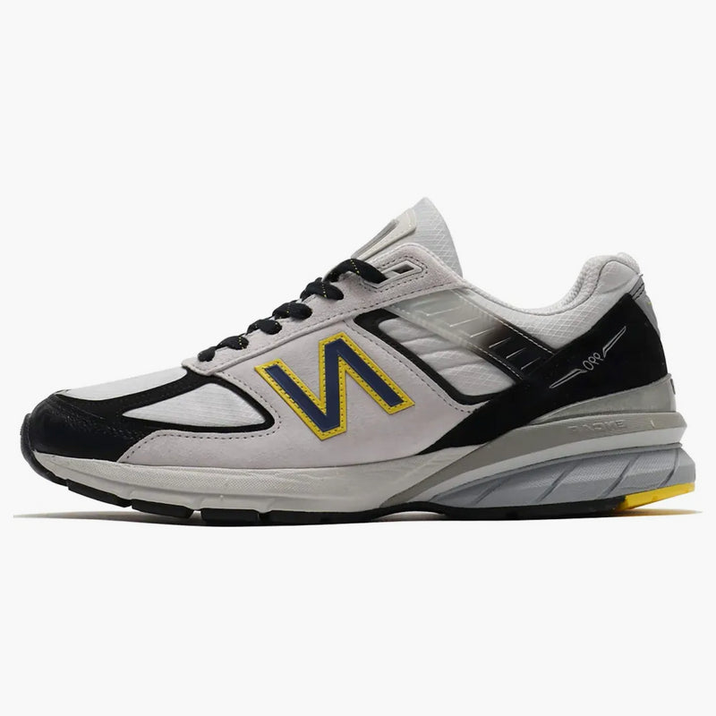 New Balance 990v5 Silver Black Yellow
