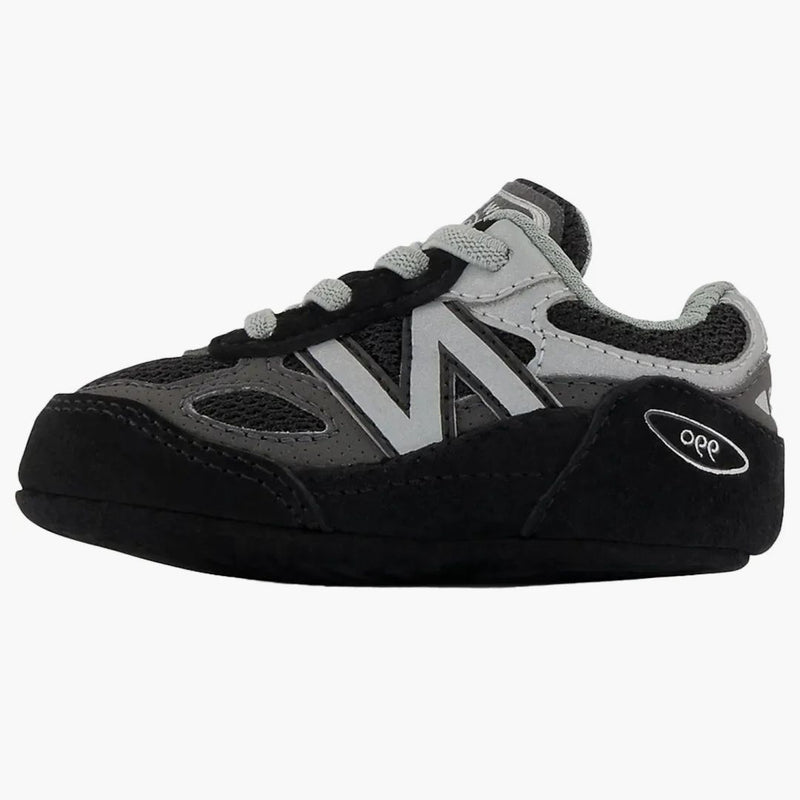 New Balance 990v6 Black Silver Bungee (crib)