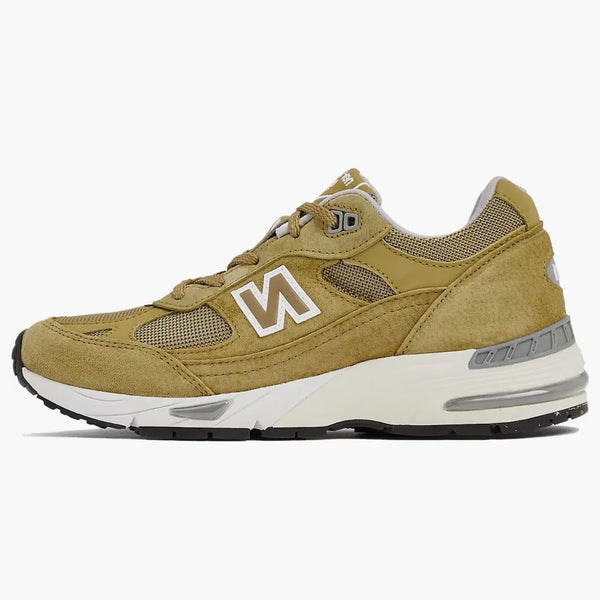 New Balance 991 Miuk Green Moss Cloud Cream (women's)