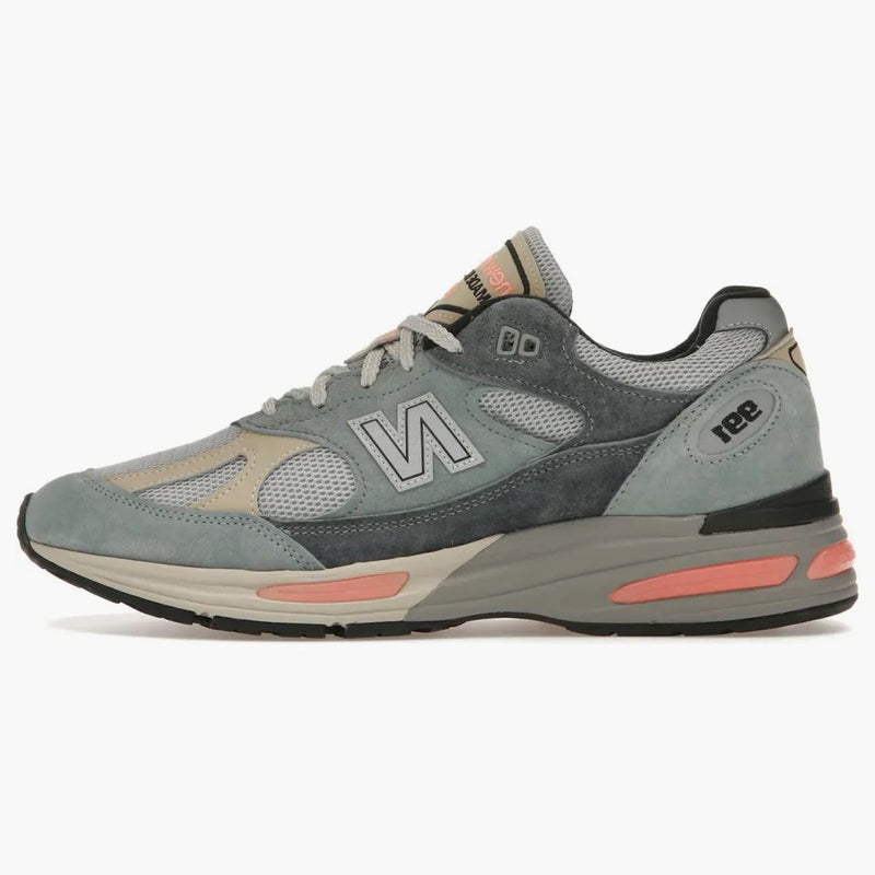 New Balance 991 Miuk Silver Blue Turbulence