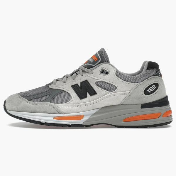 New Balance 991v2 Miuk Pelican Grey Orange