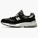 New Balance 992 Black Gray Suede