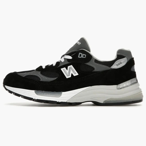 New Balance 992 Black Grey Suede