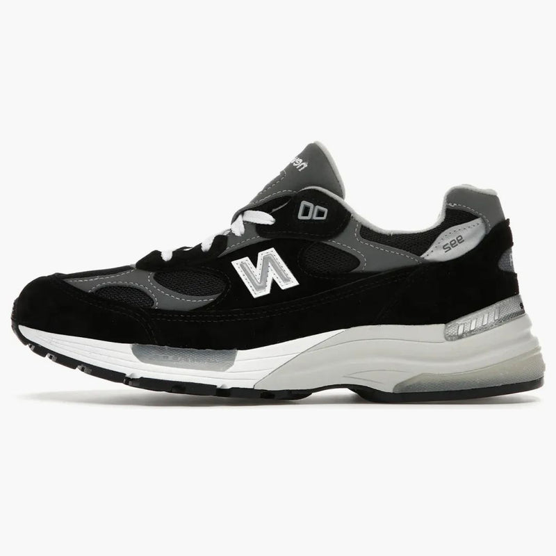 New Balance 992 Black Grey Suede