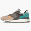 New Balance 998 gris azul amarillo