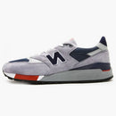 New Balance 998 Gray Navy Red