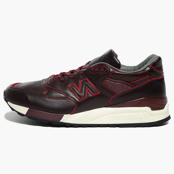 New Balance 998 Horween Burgundsko