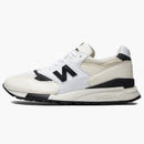 New Balance 998 Miusa White Black