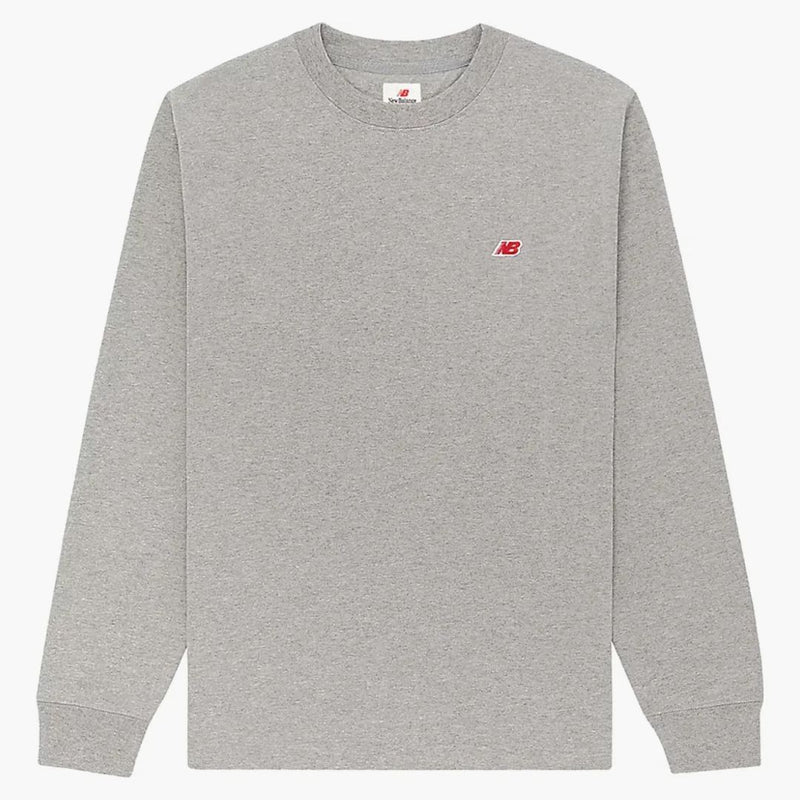 New Balance Made In Usa Core L/s T-shirt Athletic Grey