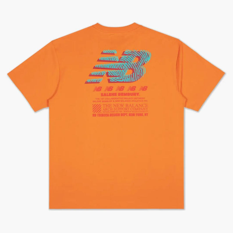 New Balance X Salehe Logo Mania T-shirt Orange