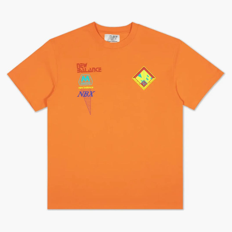 New Balance X Salehe Logo Mania T-shirt Orange