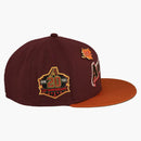 New Era Arizona Diamondbacks Capsule Fall 2.0 20th Anniversary Fitted Hat 59fifty Fitted Hat Maroon/green