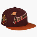 New Era Arizona Diamondbacks Capsule Fall 2.0 20th Anniversary Fitted Hat 59fifty Fitted Hat Maroon/green