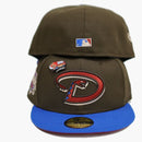 New Era Arizona Diamondbacks Capsule Nitro 2.0 Collection 20th Season 59fifty Fitted Hat Brown/red