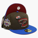 New Era Arizona Diamondbacks Capsule Nitro 2.0 Collection 20th Season 59fifty Fitted Hat Brown/red