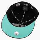 New era arizona diamondbacks capsule vintage series 20th anniversary patch 59fifty fitted has black/teal