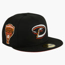 New era Arizona Diamondbacks Glow My God Inaugural Patch D Hat Club Exclusive 59fifty Fitted Hat Black