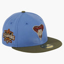 New era Arizona Diamondbacks Great Outdoors 20th Anniversary Patch Snakehead Hat Club Exclusive 59fifty Fitted has indigo/olive