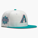 New era arizona diamondbacks Monaco 20th anniversary champions patch a has club exclusive 59fifty fitted has stone/peach