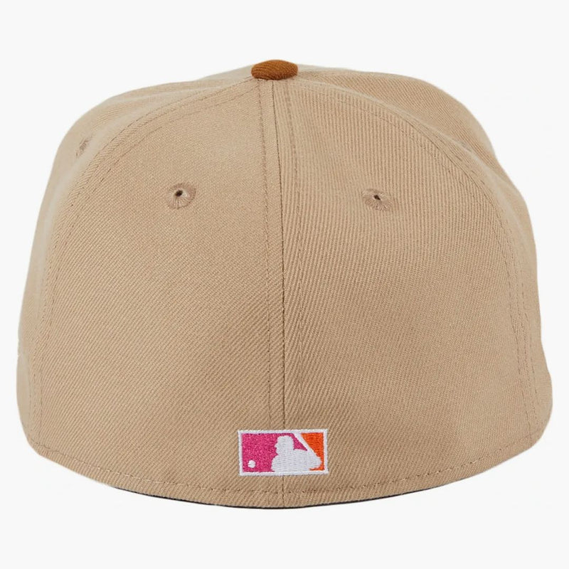 Nová éra Arizona Diamondbacks PBJ 20. výročí šampionů Patch Snakehead má klub exkluzivní 59fifty namontovaný má opálení/hnědé