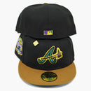 New Era Atlanta Braves 2017 Inaugural Season Patch Fitted Hat Fitted Hat Black/green