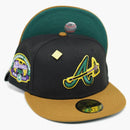New Era Atlanta Braves 2017 Inaugural Season Patch Fitted Hat Fitted Hat Black/green