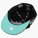 New era Atlanta Braves Capsule Vintage Collection 2017 Inaugural Season Fitted Has 59fifty Fitted Has Black/Teal