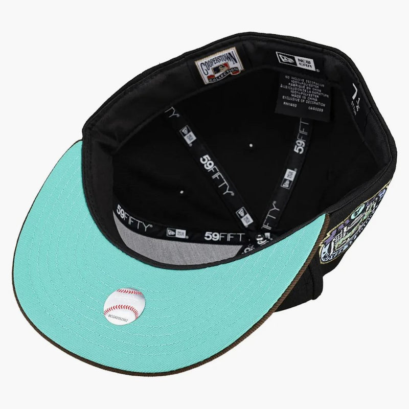 Nowa era Atlanta Braves Capsule Vintage Collection 2017 Inauguracyjny sezon ma 59 Fifty Montain ma czarny/turkusowy