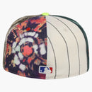 New Era Atlanta Braves Chase B X Mlb Maximal 59fifty Fitted Cap Multi/plaid/pink