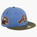 New era Atlanta Braves Great Outdoors 2000 All Star Game Patch Alternate Hat Club Exclusive 59fifty Fitted Has indigo/olive
