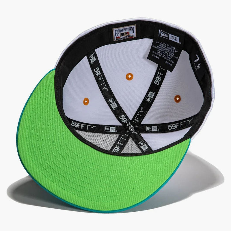 Nová éra Boston Red Sox 1999 Dogtown All Star Game Patch Hat Club Exkluzivní 59FIFTY HAT WHITE/Teal