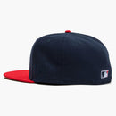 New era Boston Red Sox Beer Pack 2004 World Series Champions Patch has Club Exclusive 59fifty Fitted Hat Navy/Red