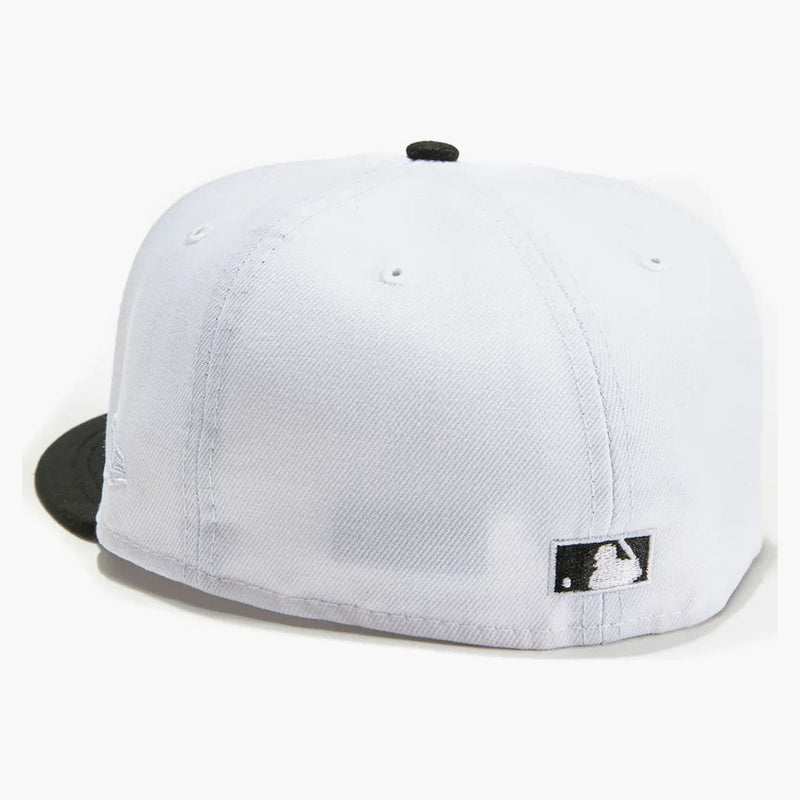 Nová éra Brooklyn Dodgers Aux Pack Vol 2 1955 World Series Patch Hat Club Exkluzivní 59FIFTY FITTED HAT WHITE/BLACK