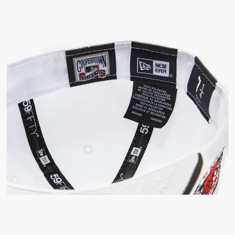 Nová éra Brooklyn Dodgers Aux Pack Vol 2 1955 World Series Patch Hat Club Exkluzivní 59FIFTY FITTED HAT WHITE/BLACK