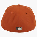 New Era Campfire New York Yankees 2009 World Series Patch Hat Club Exclusive 59fifty Fitted Hat Burnt Orange