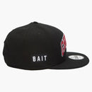 New era x bait chicago bulls alt otc 9fifty snapback cap black