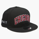 New era x bait chicago bulls alt otc 9fifty snapback cap black