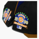 New Era Chicago Cubs 1990 All Star Game Patch Capsule Hats Exclusive 59fifty Fitted Hat Black/blue