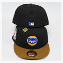 New Era Chicago Cubs 1990 All Star Game Patch Capsule Hats Exclusive 59fifty Fitted Hat Black/blue