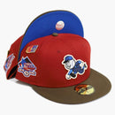 New era Cincinnati Reds Capsule Nitro 3.0 Collection 1970-2002 59fifty Fitted Hat Red/Blue