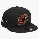 New era X Bait Cleveland Cavaliers Alt Black 9fifty Snapback Cap Black