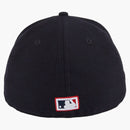 New Era Cleveland Indians Cooperstown 1973 59fifty Fitted Hat Navy/red