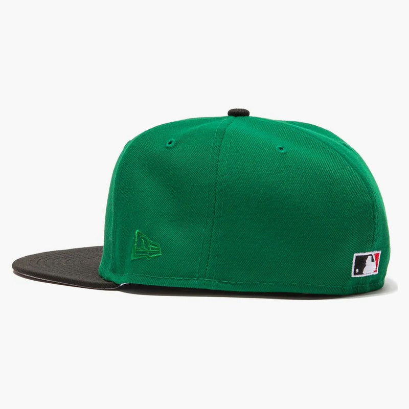 Nowa Era Houston Astros Pack 45. rocznica Patch Hat Club Ekskluzywny 59 Fifty Fitted ma Kelly Green/Black