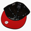 NUEVA ERA Cápsula Astros Astros Tesoro enterrado 45 ° Año 59 Cifty Hat ajustado Brown/Rojo