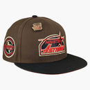 NUEVA ERA Cápsula Astros Astros Tesoro enterrado 45 ° Año 59 Cifty Hat ajustado Brown/Rojo